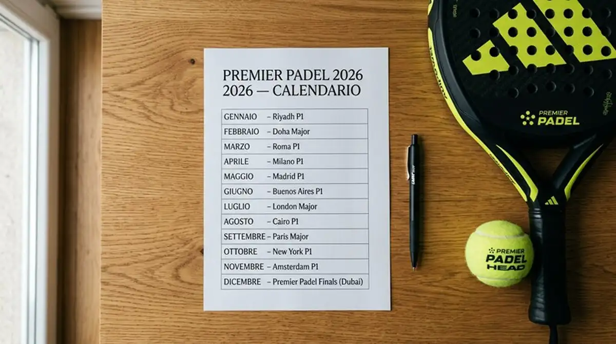 Premier Padel 2026: calendario, montepremi e scommesse antepost